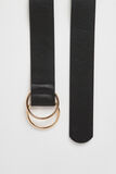 Ceinture à double boucle femme