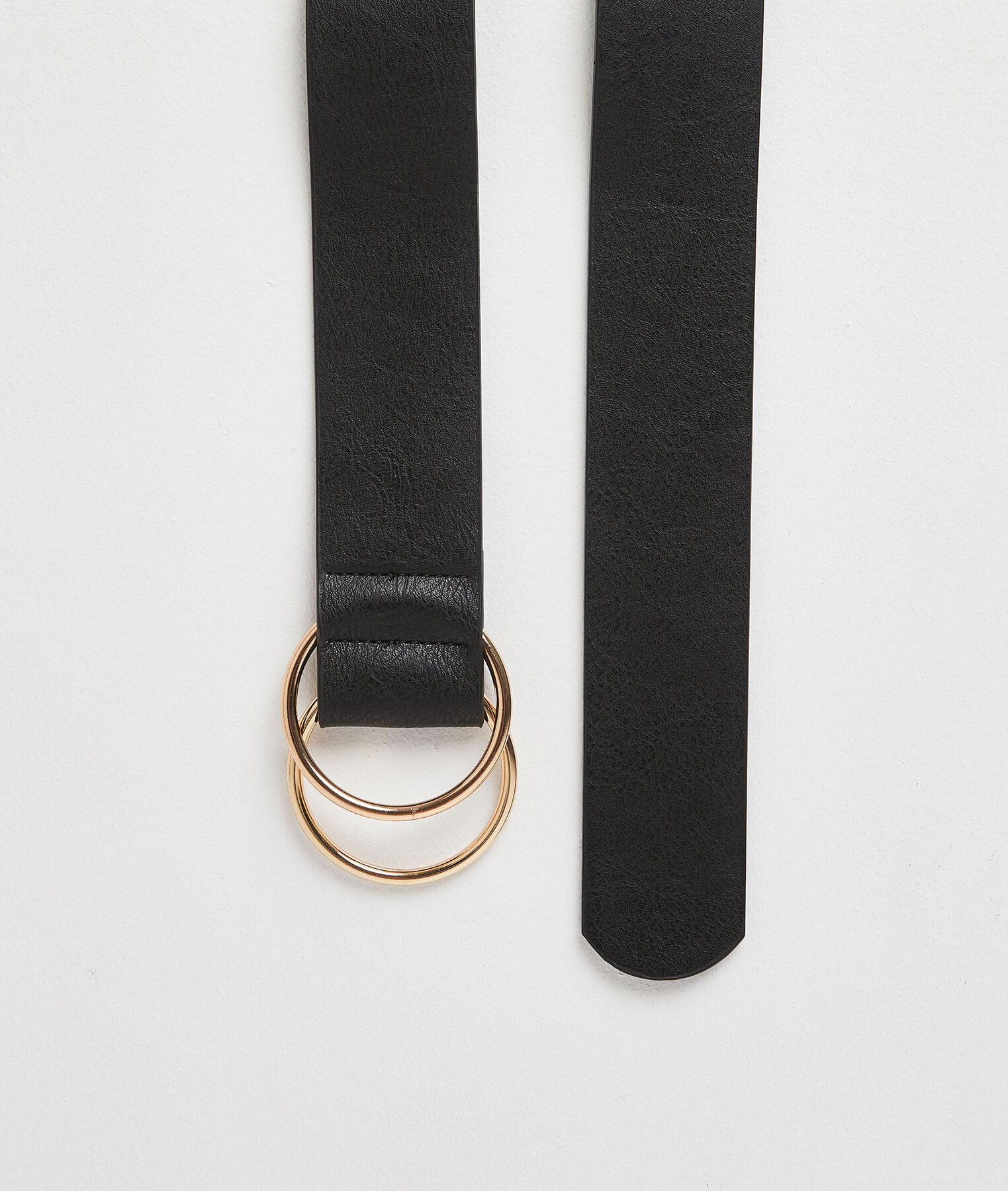 Ceinture à double boucle femme
