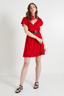 Robe cache-coeur femme