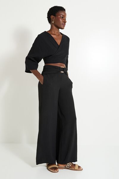 Pantalon large femme