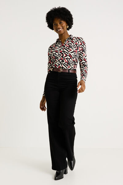 Chemise maille fluide femme