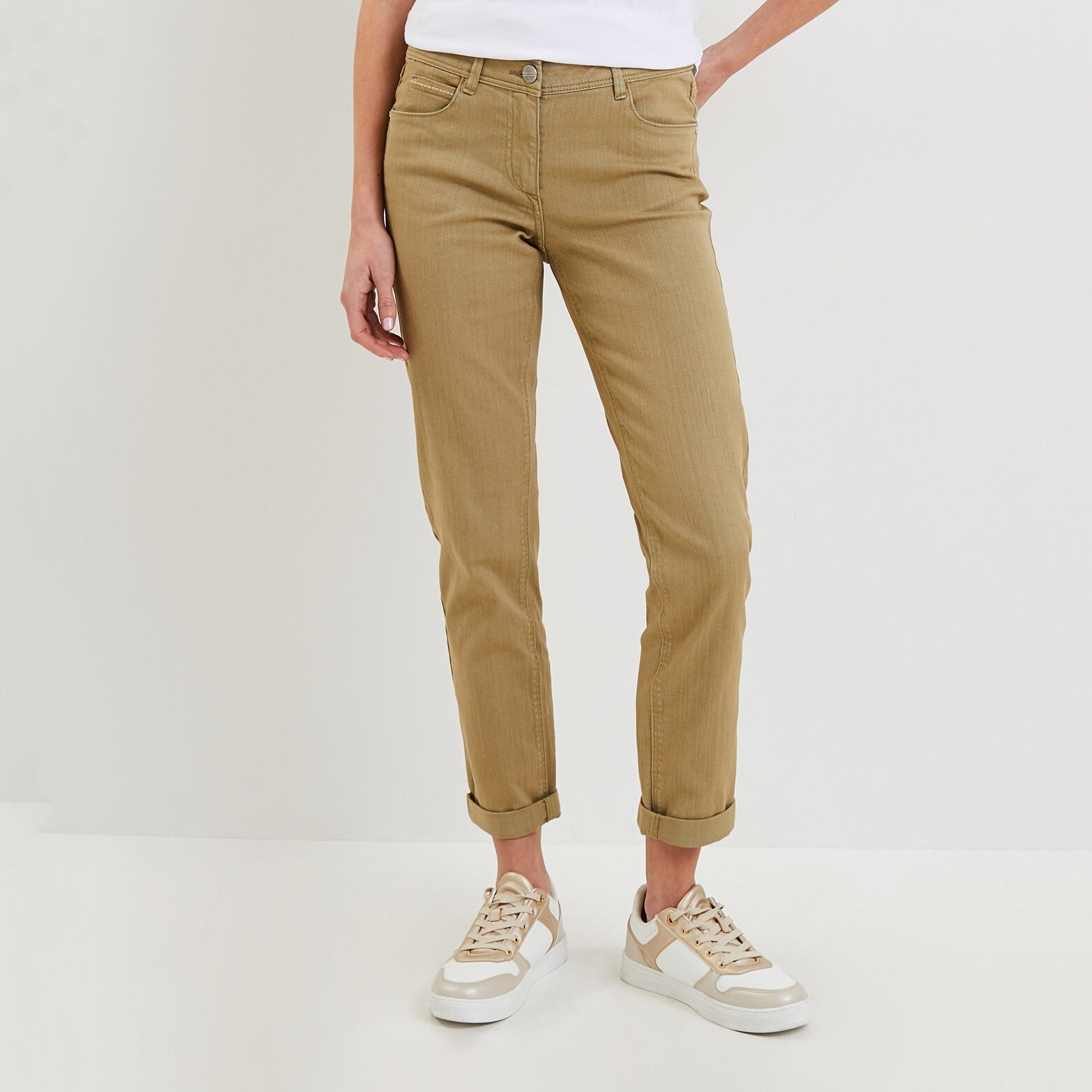 Jean raccourci CANCUN femme