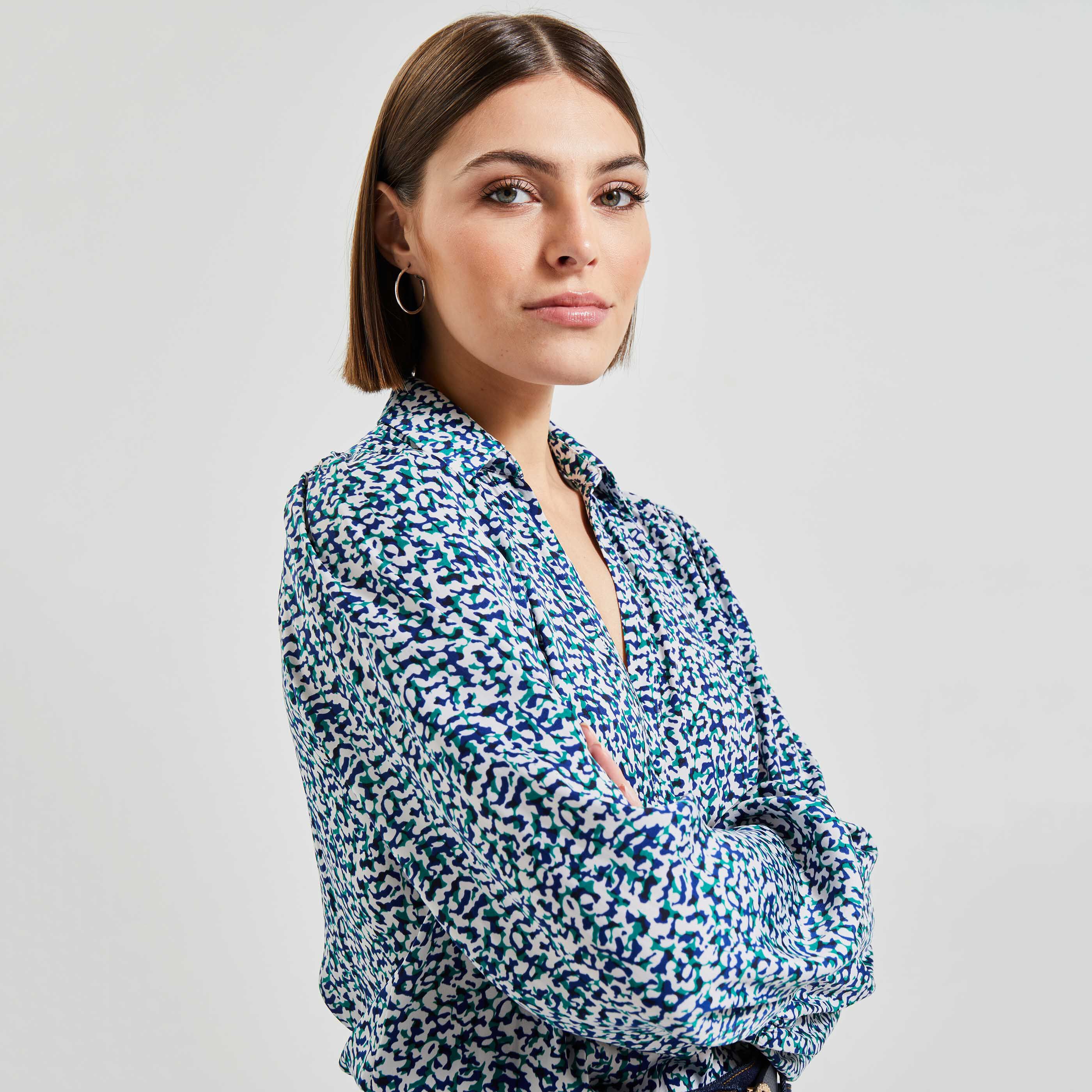Chemise satinée hotsell femme
