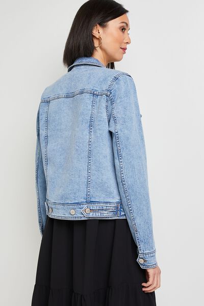 Veste en jean femme