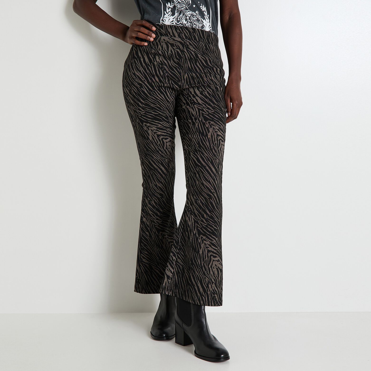 Legging évasé femme