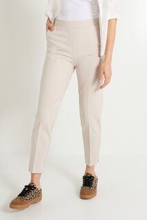 Pantalon cigarette en maille femme