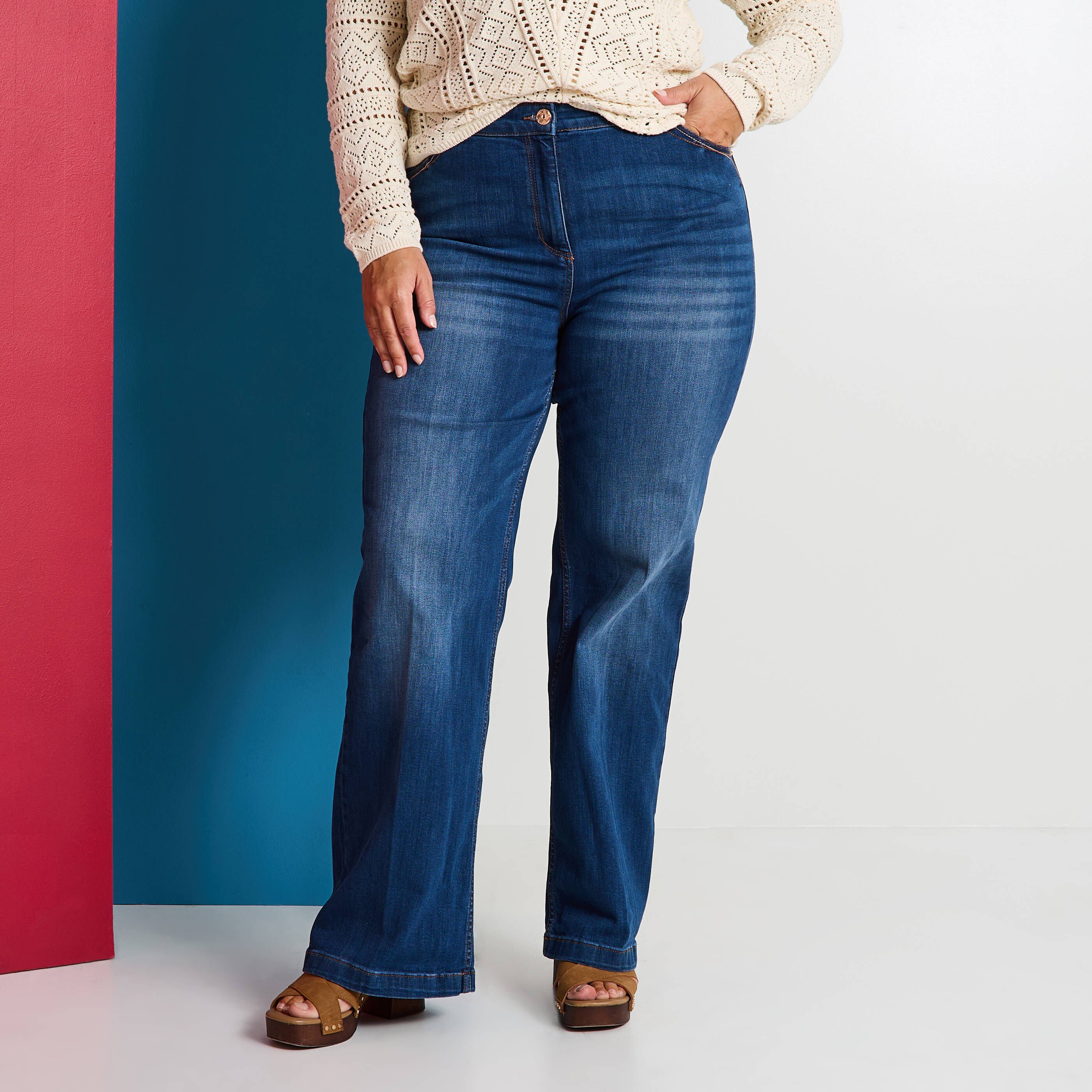 Jean flare WOODSTOCK F02 femme