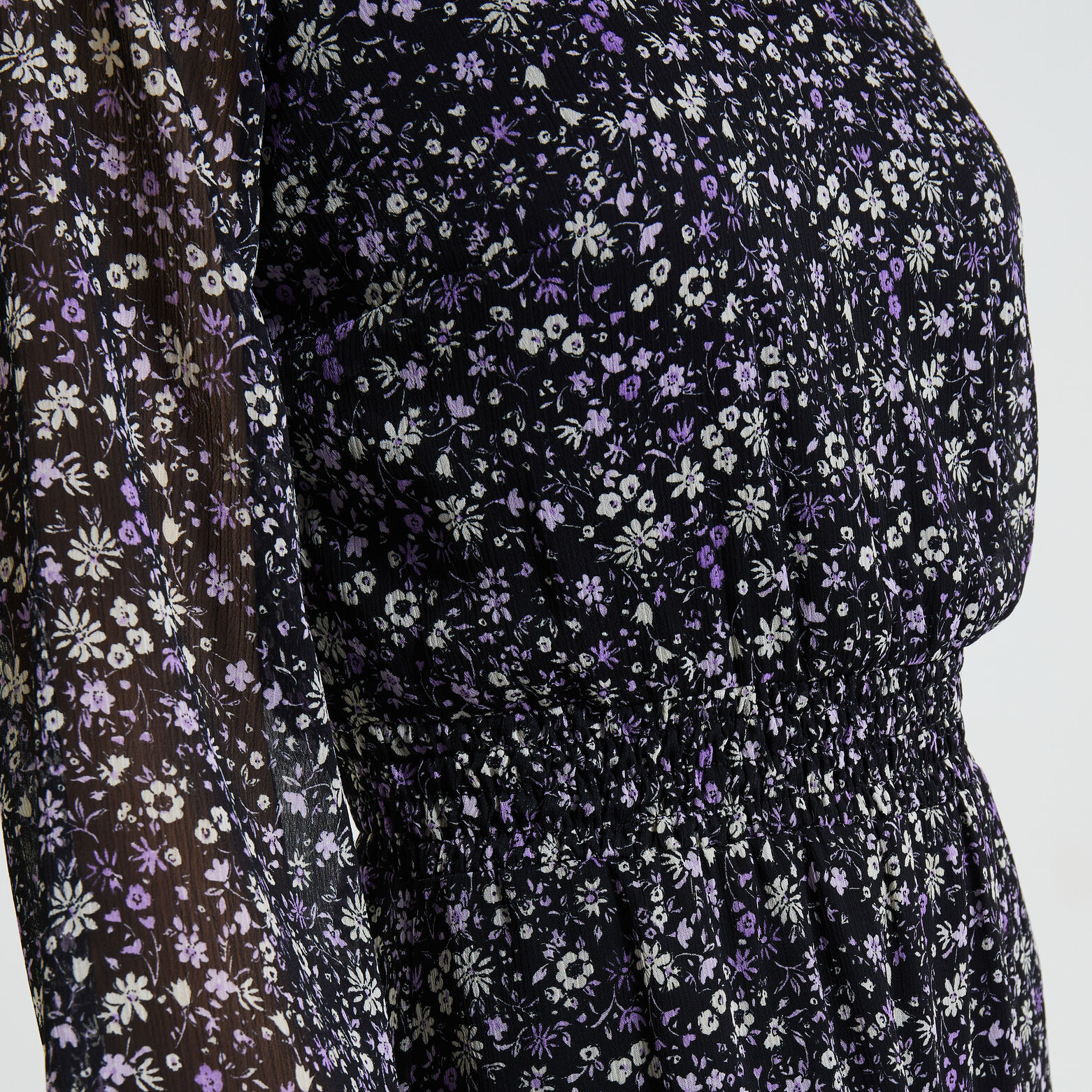 Robe longue imprimée femme