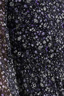 Robe longue imprimée femme