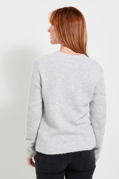 Gilet col V femme