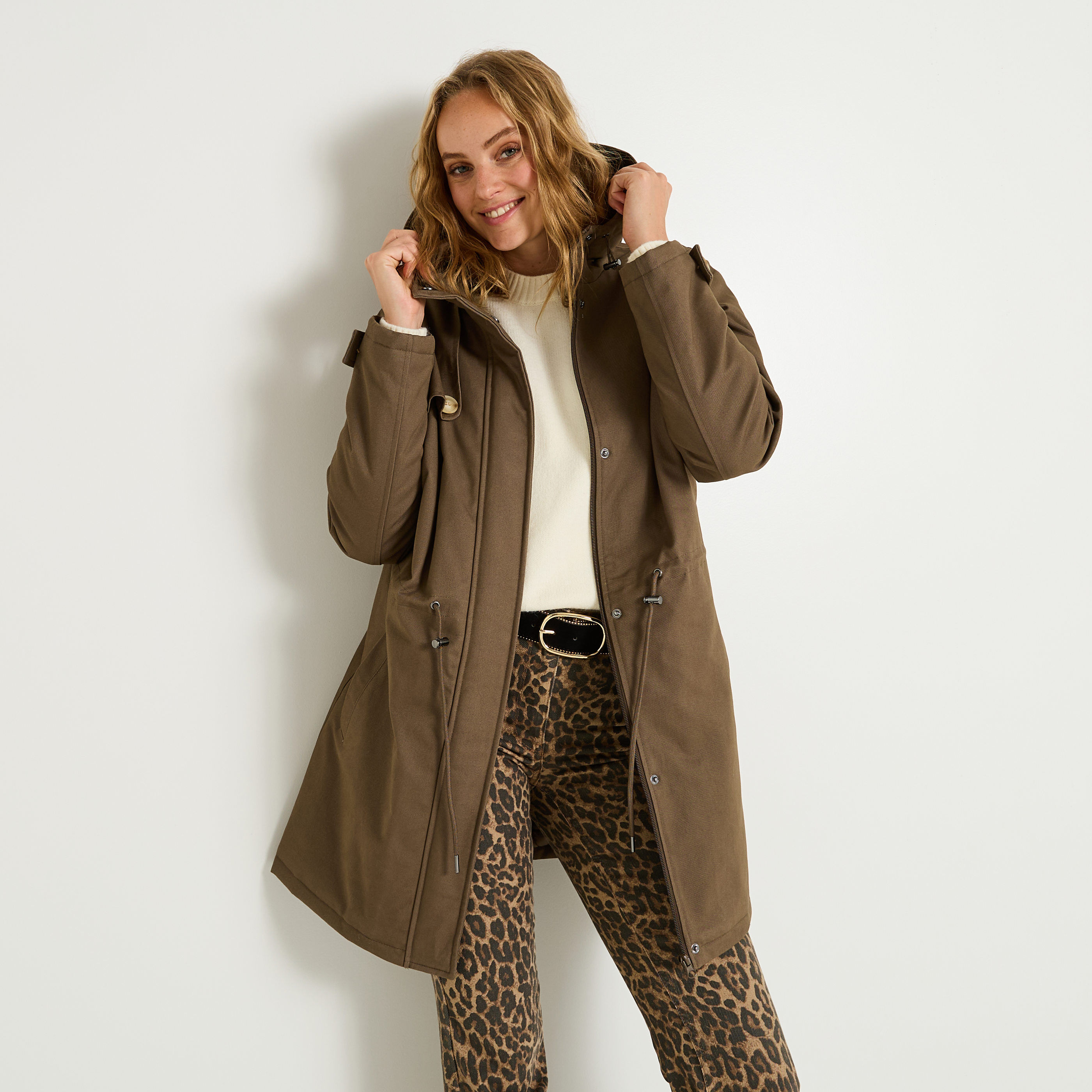 Parka chaude &agrave; capuche femme