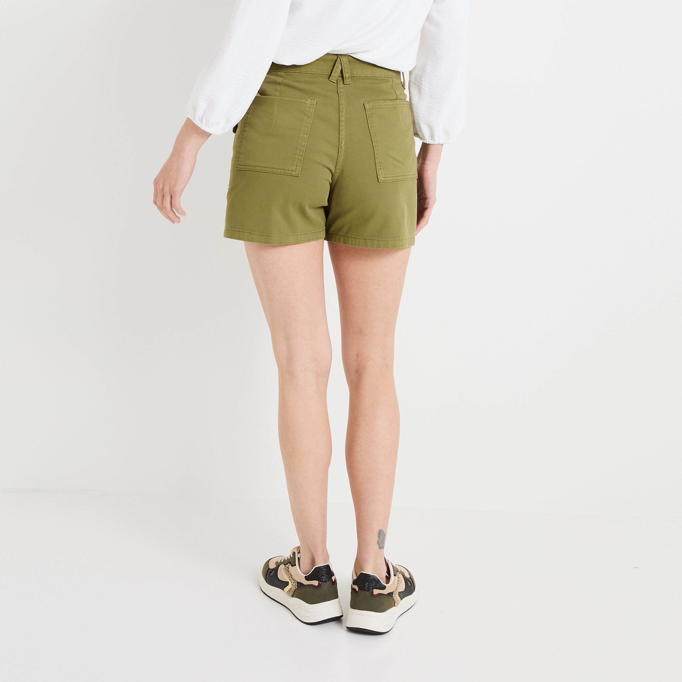 Short en denim femme