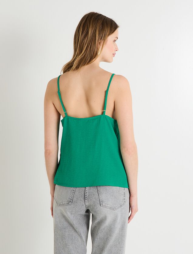 Débardeur col V femme