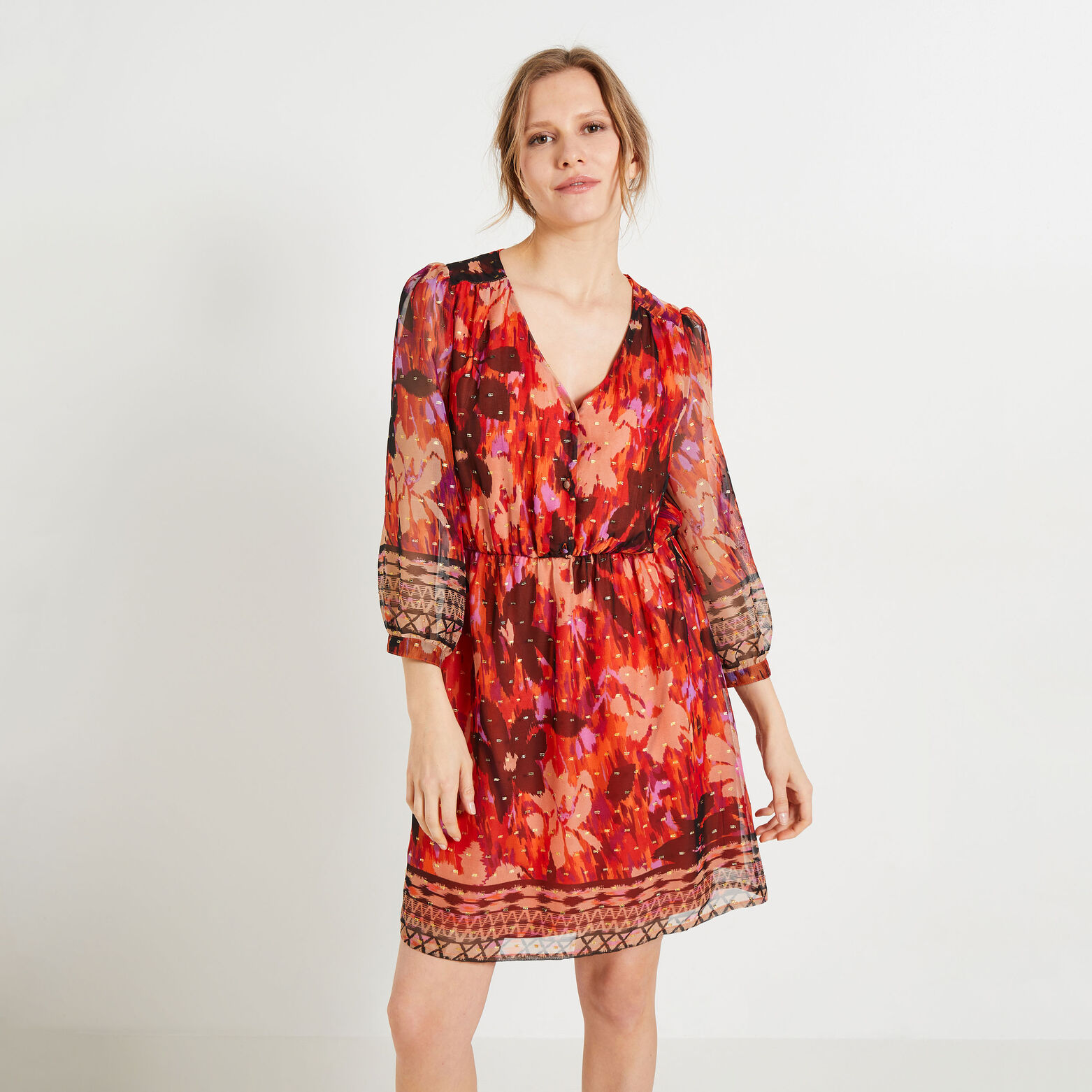 Robe imprimée femme