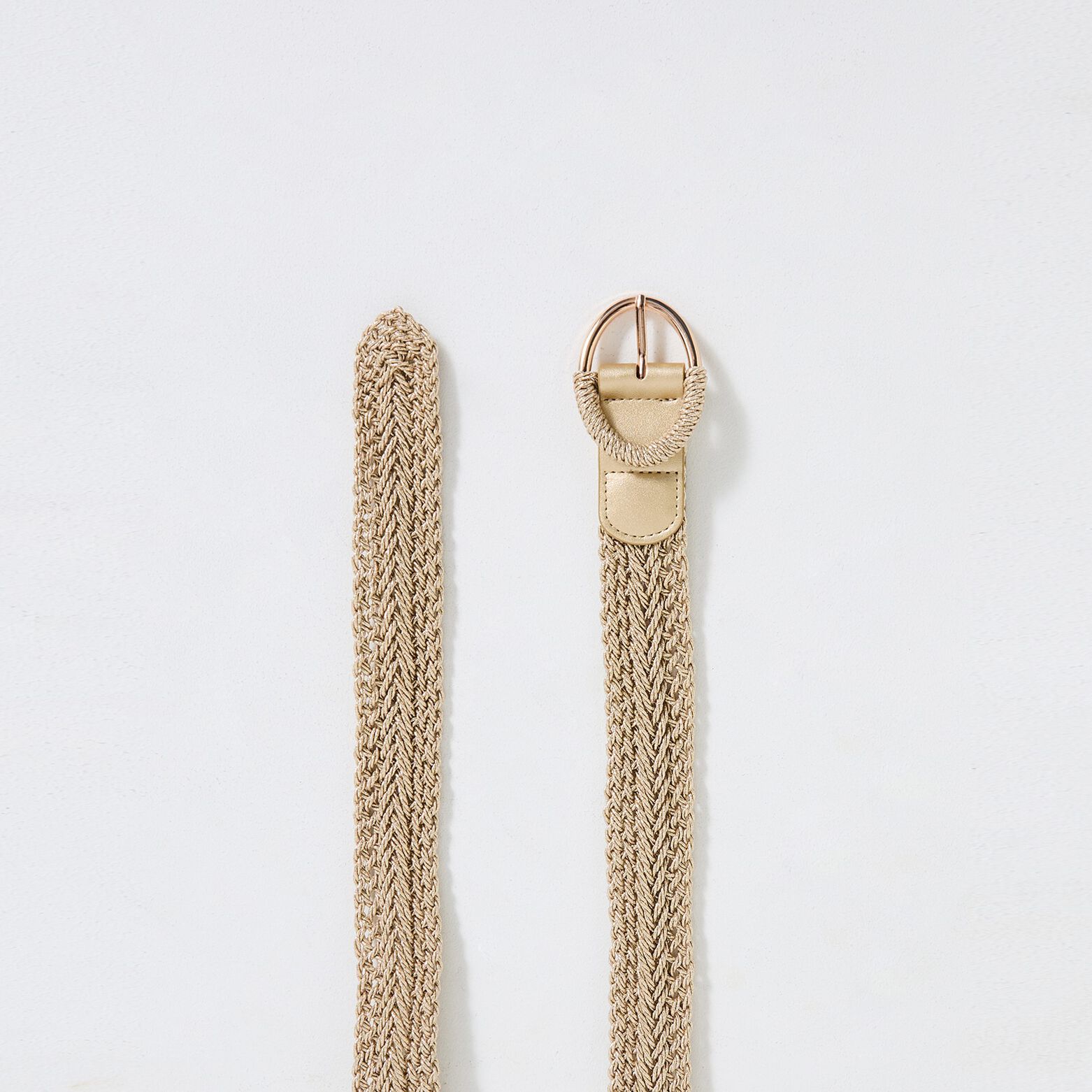 Ceinture tressée femme