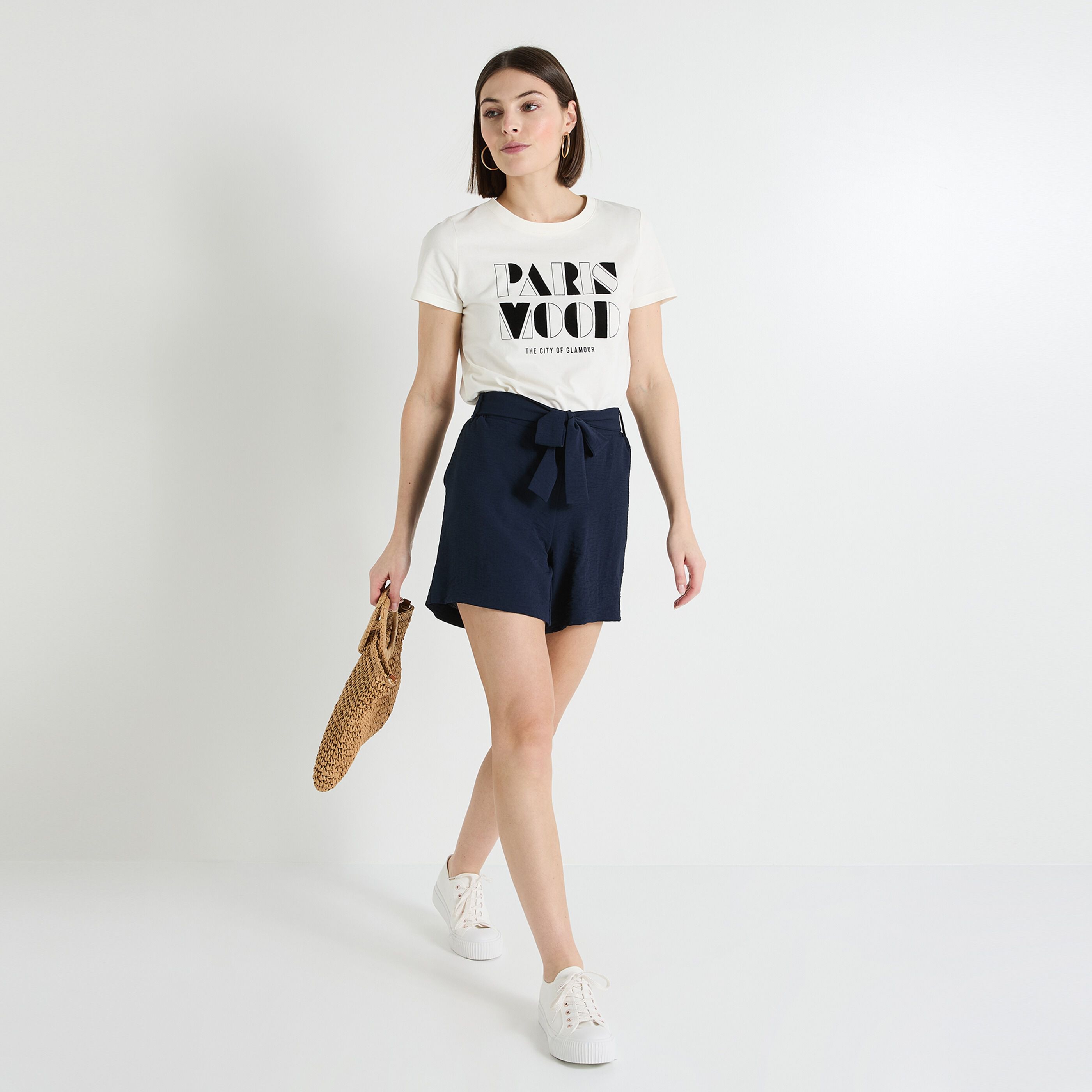 Short fluide femme