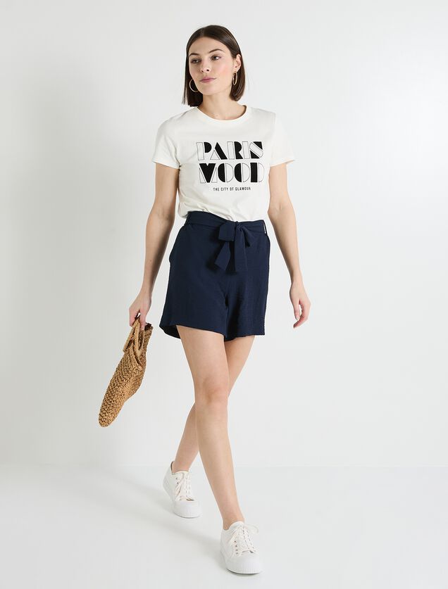 Short fluide femme