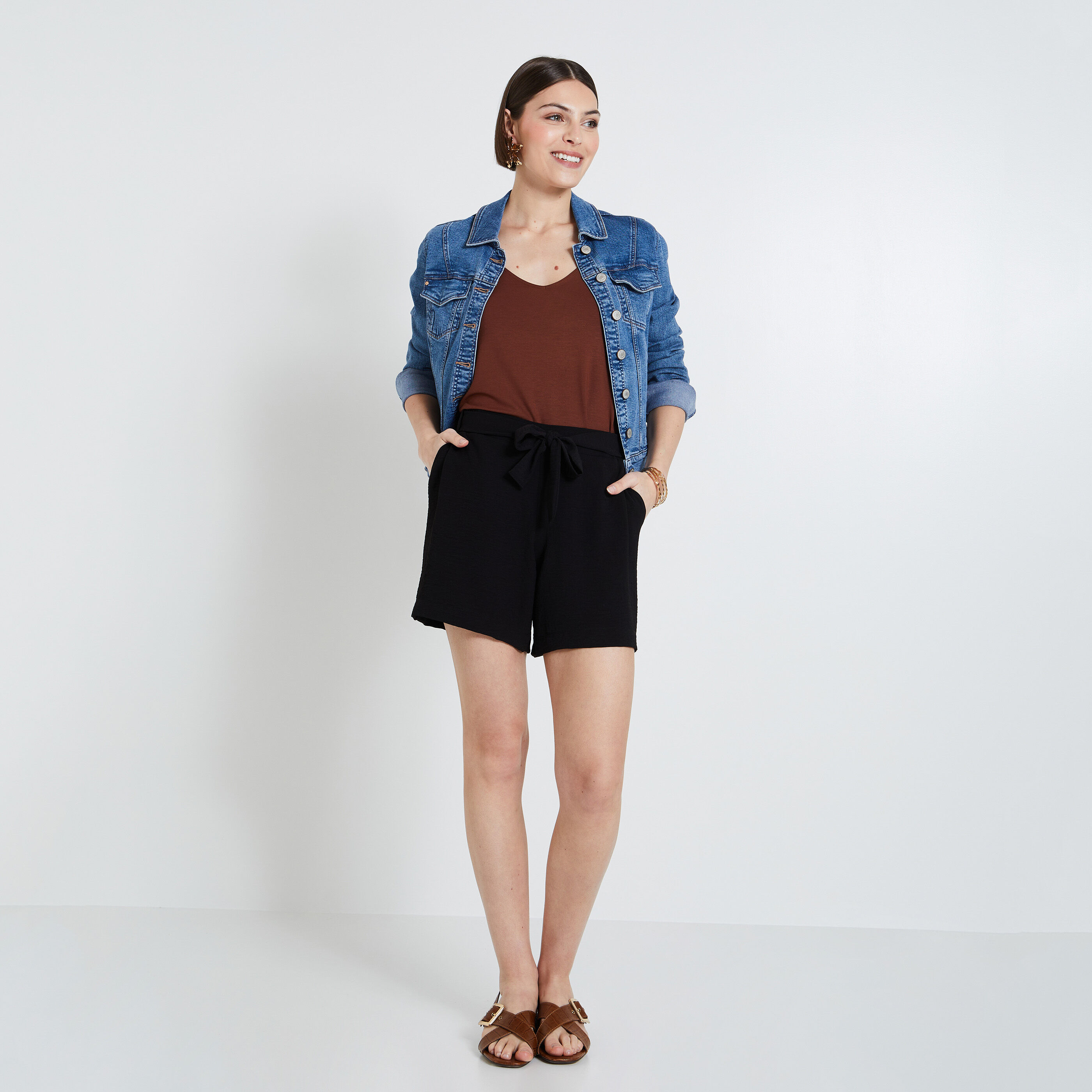Short fluide femme