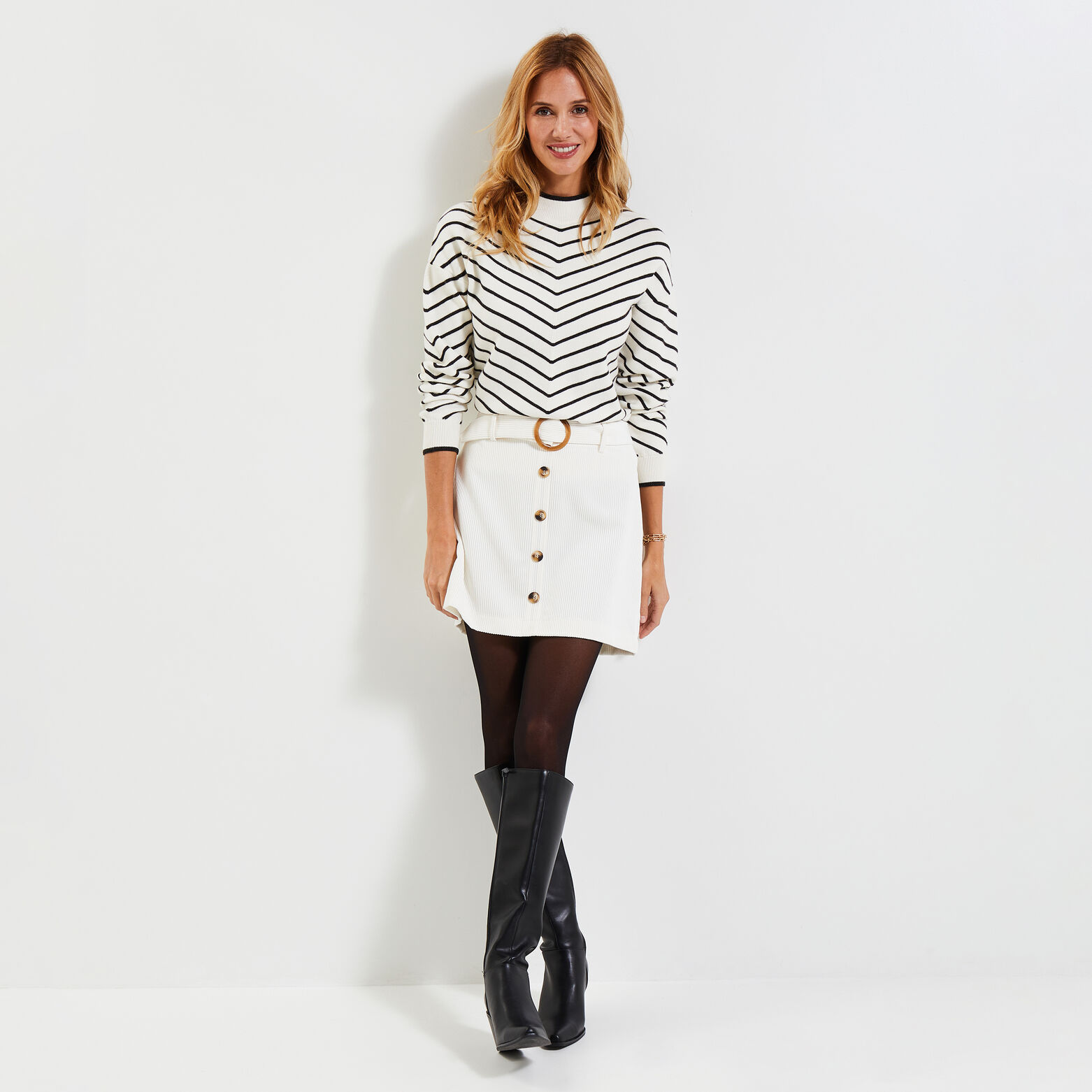 Jupe velours femme