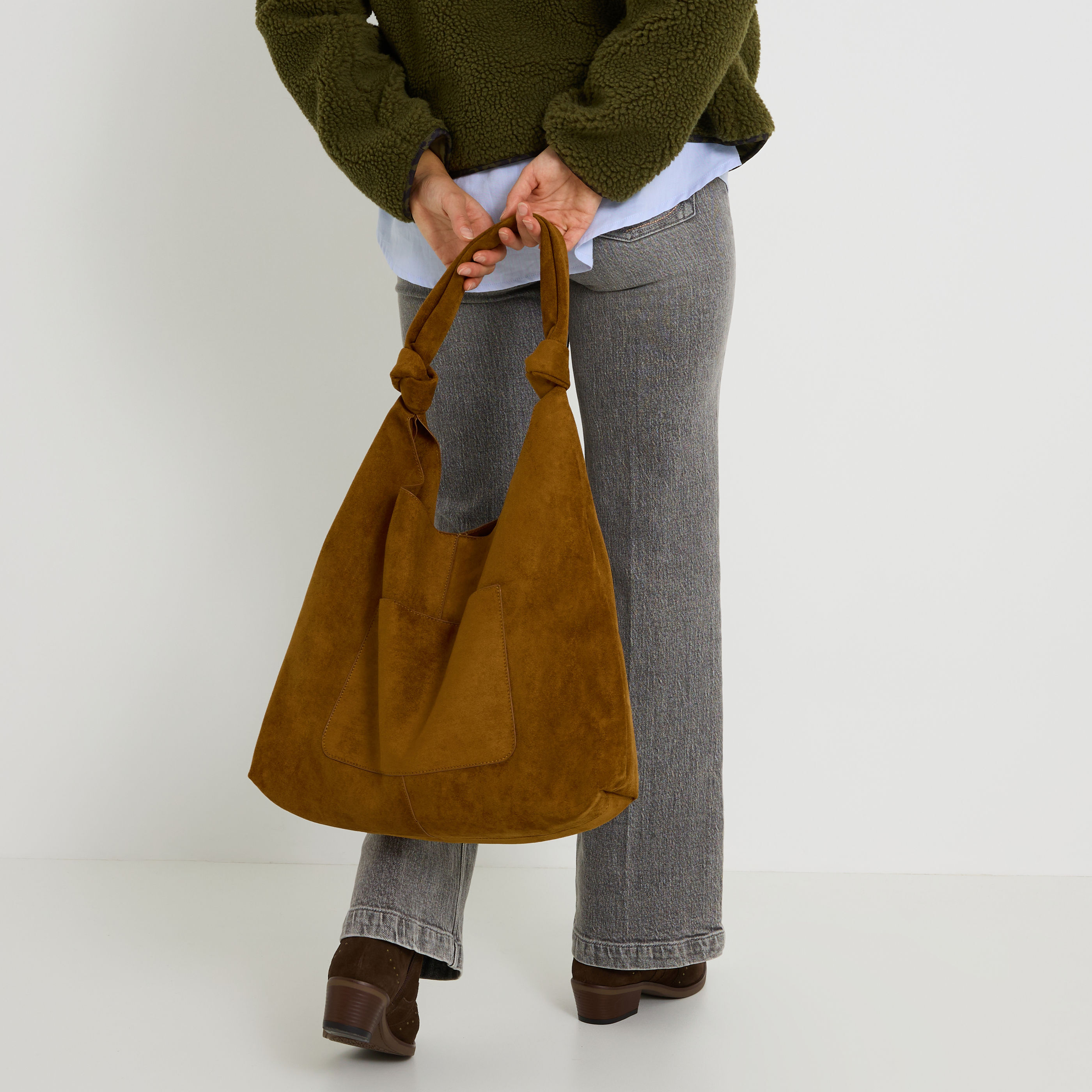 Grand sac cabas port&eacute; &eacute;paule femme