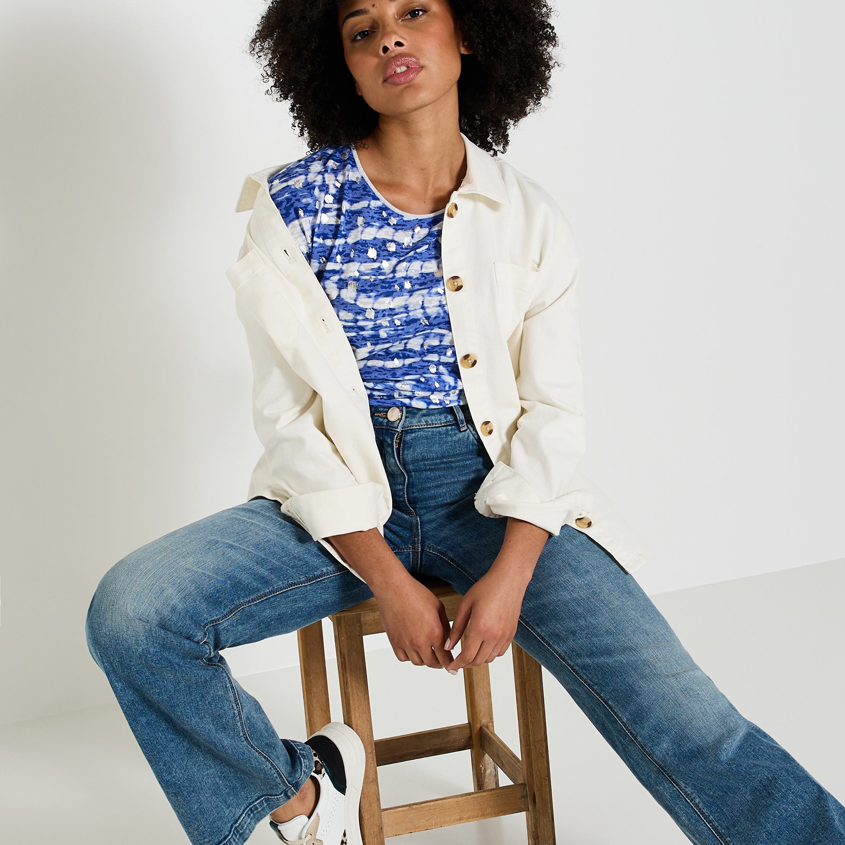 Tshirt imprim&eacute; femme