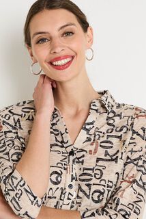 Chemisier imprimé femme