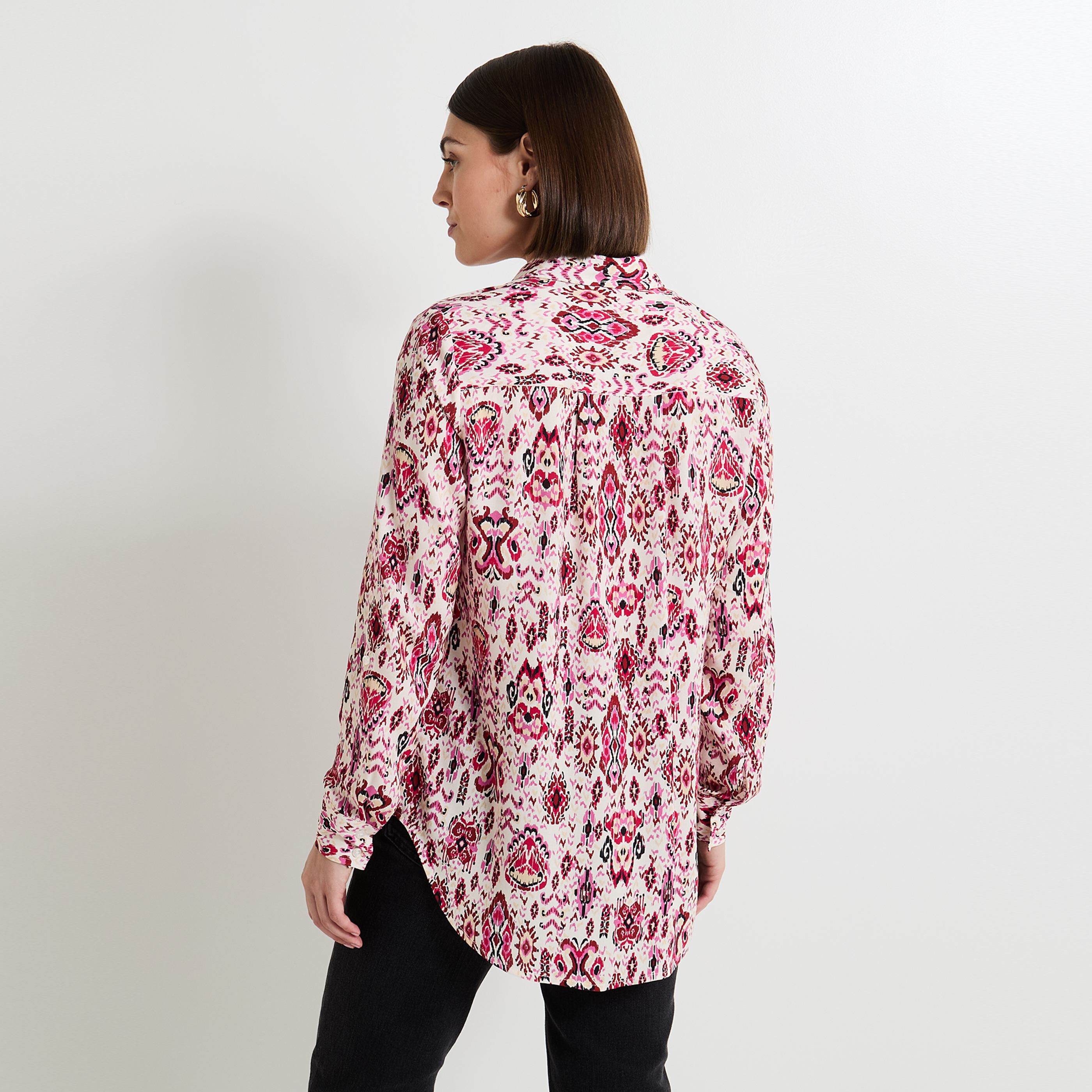 Chemise imprim&eacute;e femme