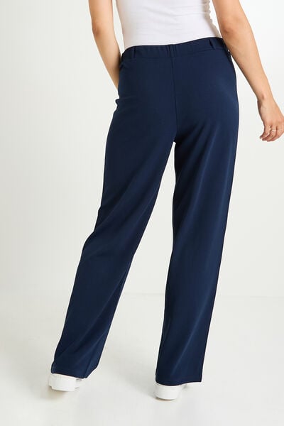 Pantalon fluide en maille femme