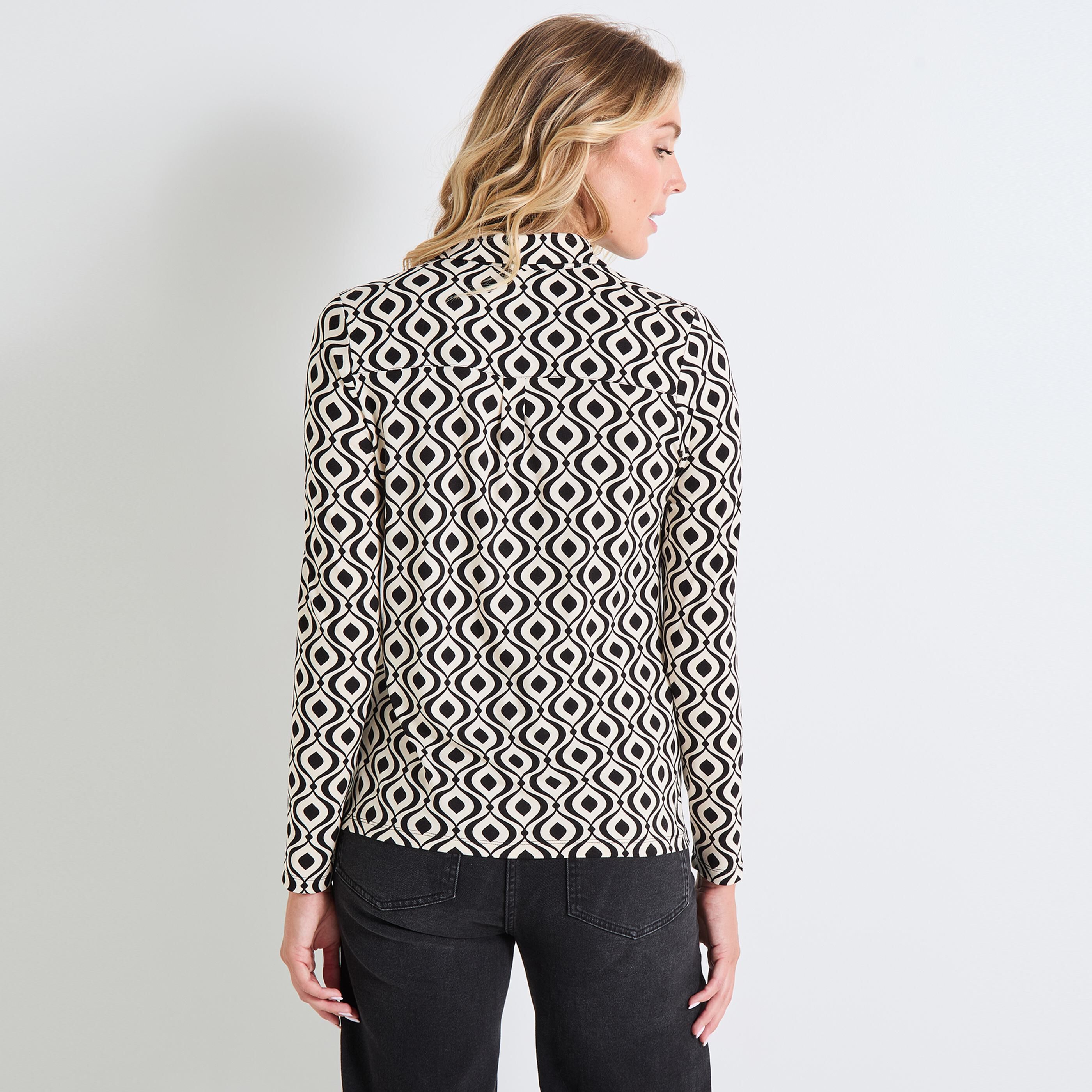 Chemisier manches longues femme