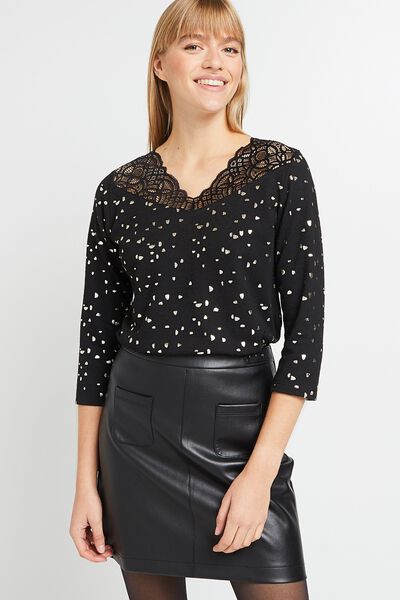T-shirt à motifs femme