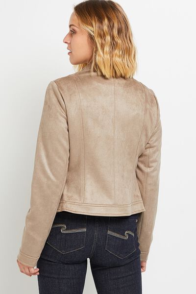 Blouson en suédine femme