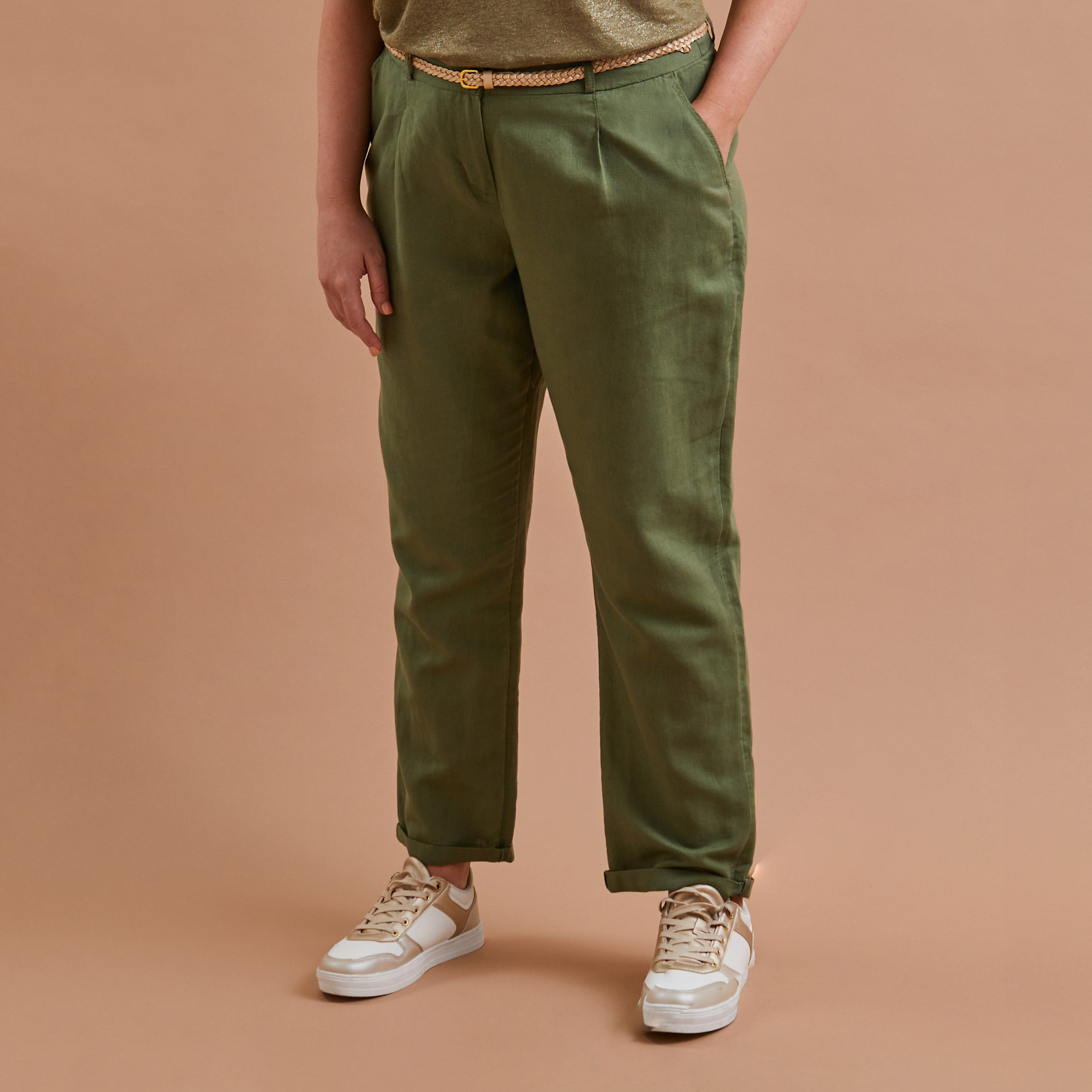 Pantalon chino femme