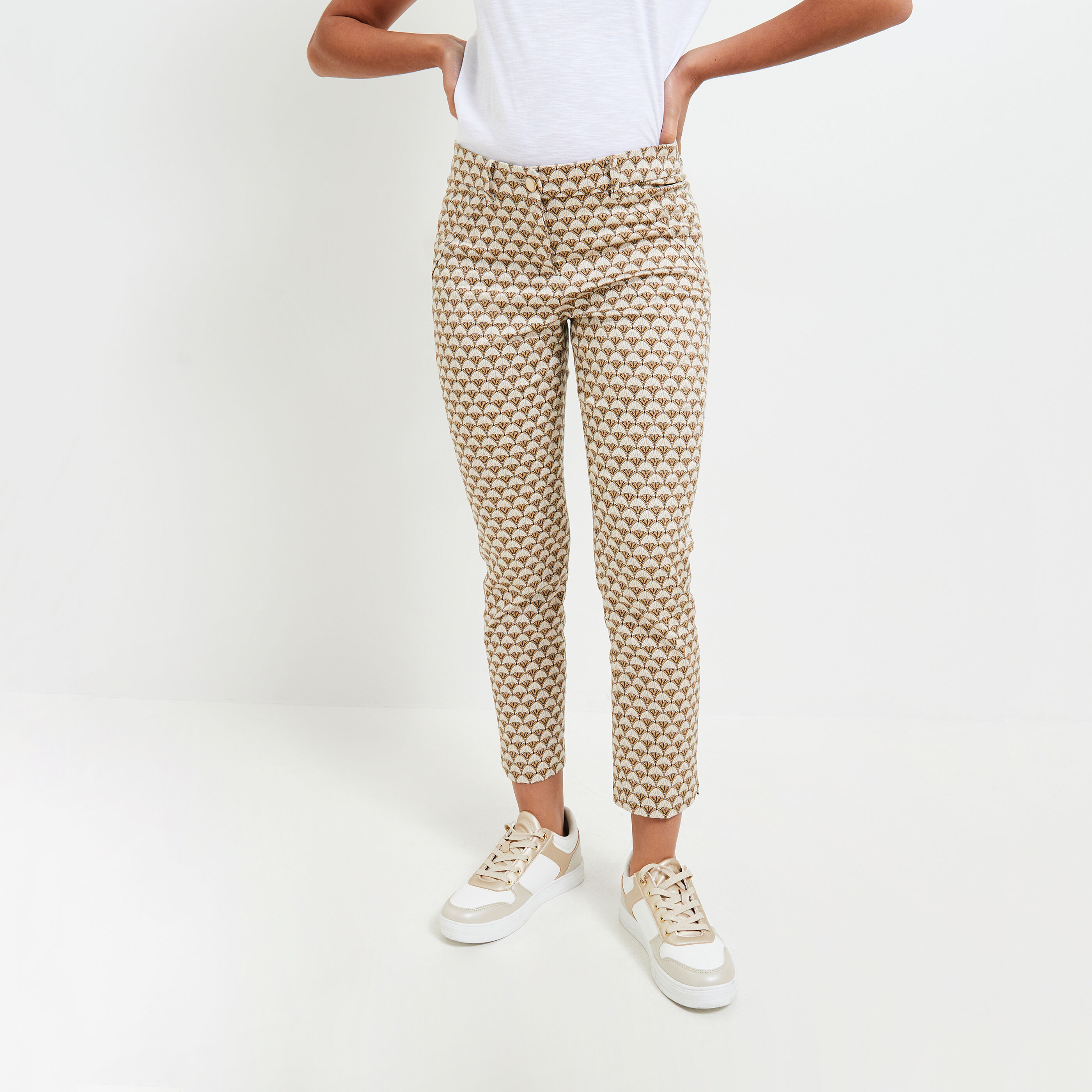Pantalon imprimé femme sales