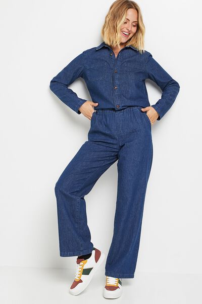 Combinaison en jean femme