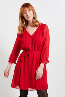 Robe plumetis femme