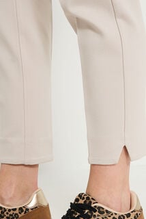 Pantalon cigarette en maille femme