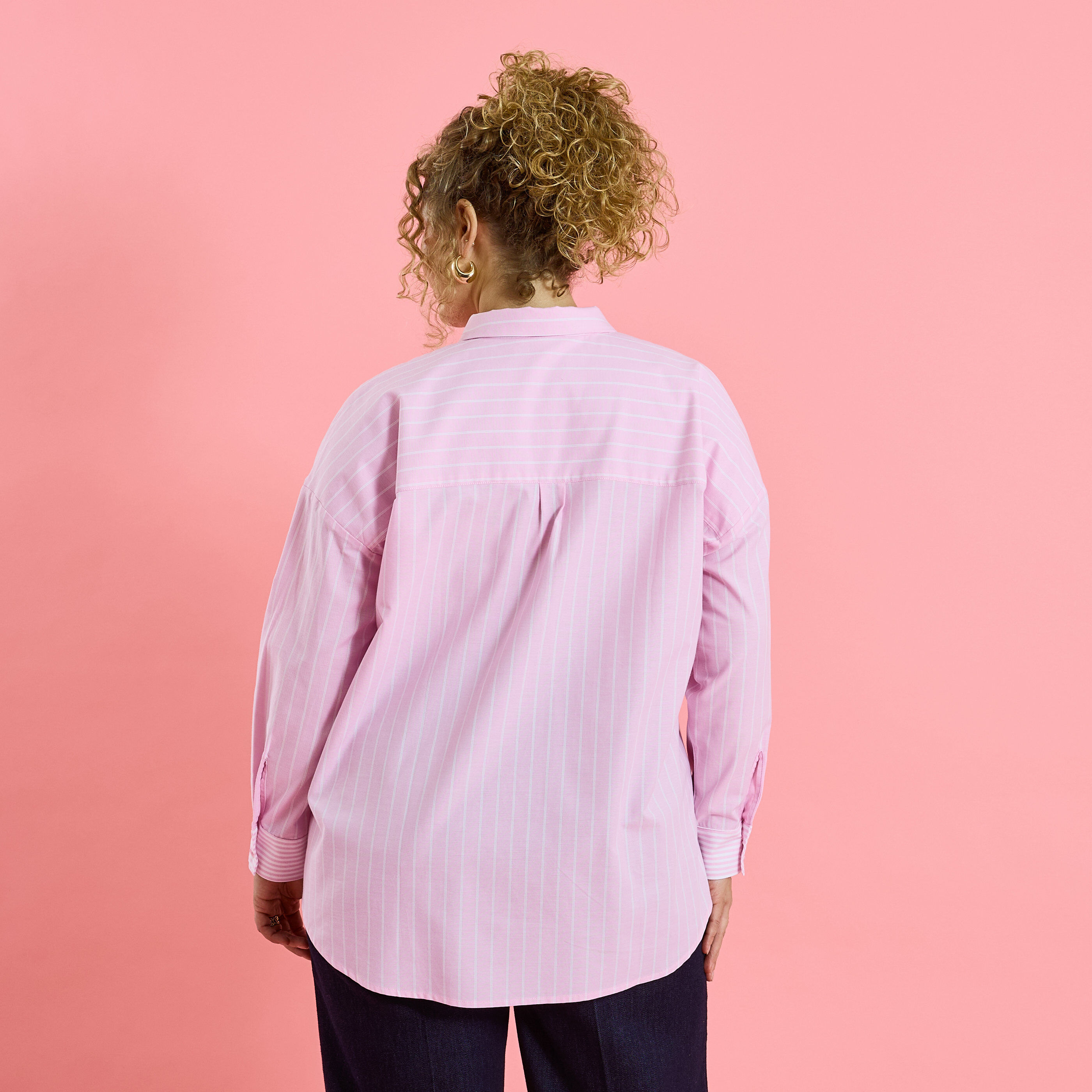 Chemise &agrave; rayures femme