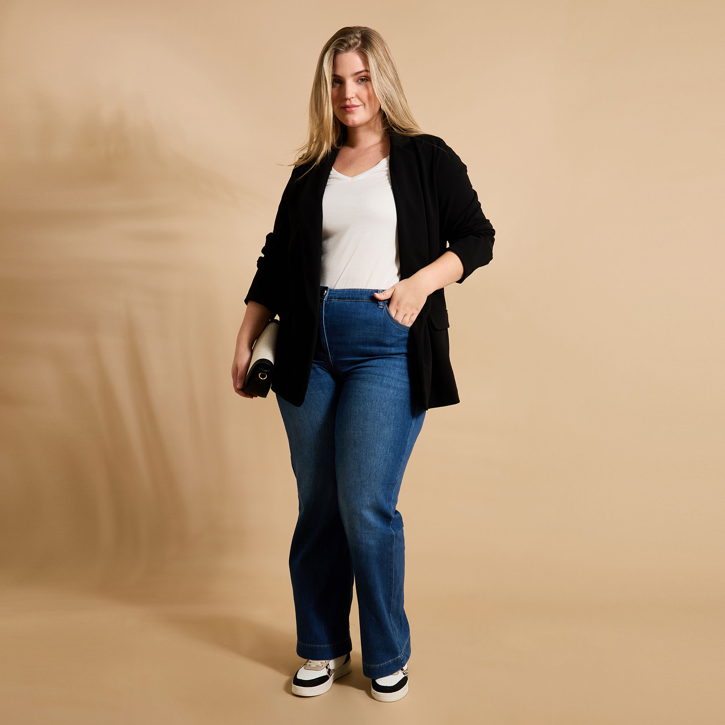 Blazer en maille femme