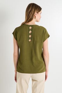 Blouse col V femme