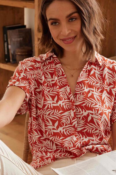 Chemise manches courtes femme