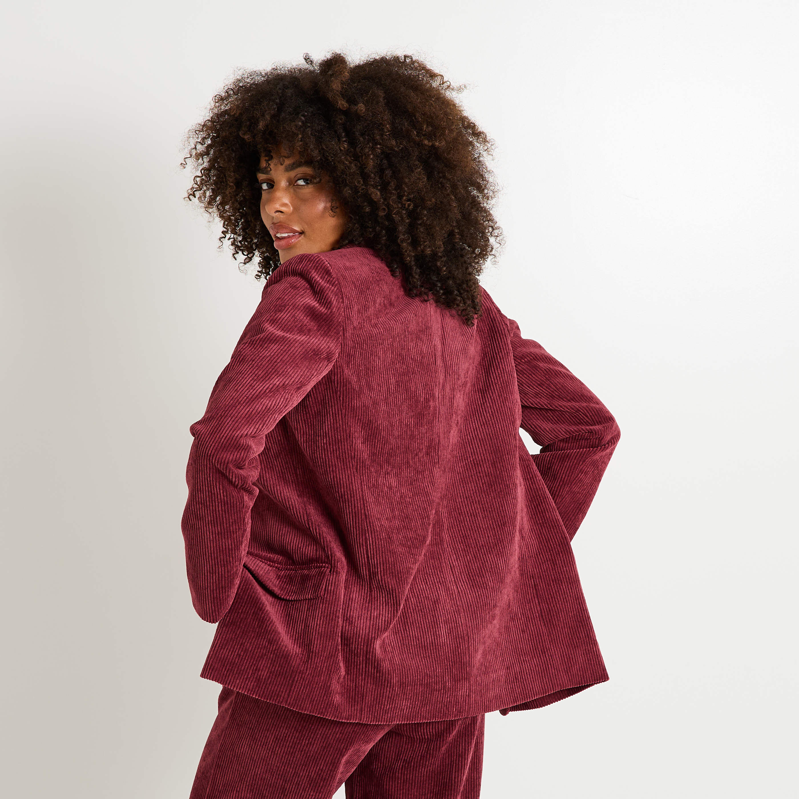 Blazer velours femme