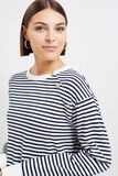 Sweat rayures femme