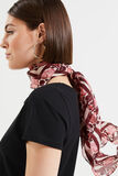 Foulard carré soie femme