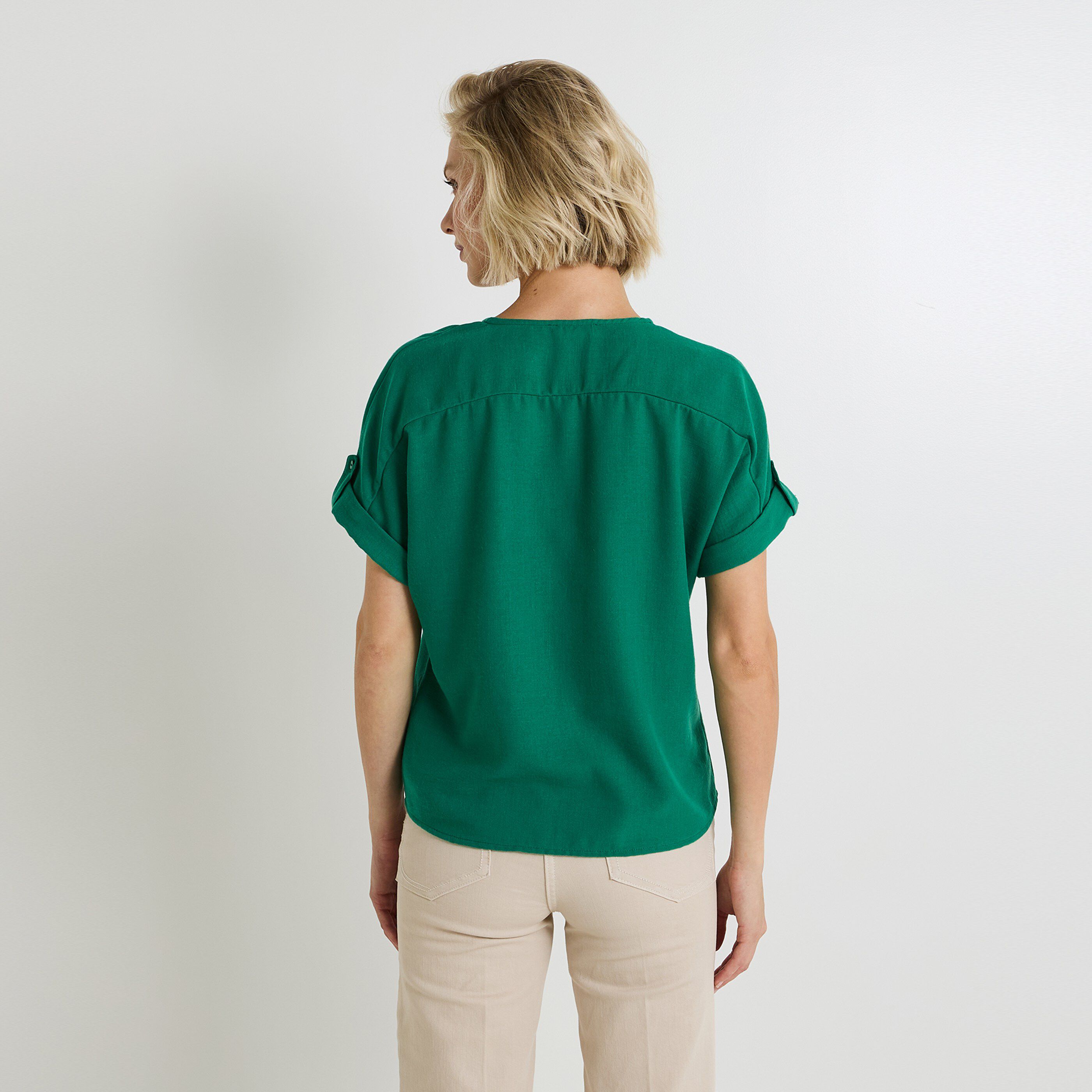 Chemise manches courtes femme