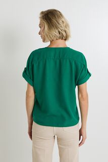 Chemise manches courtes femme