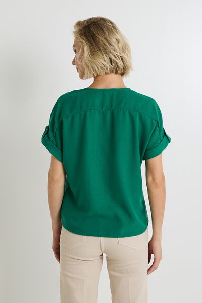 Chemise manches courtes femme