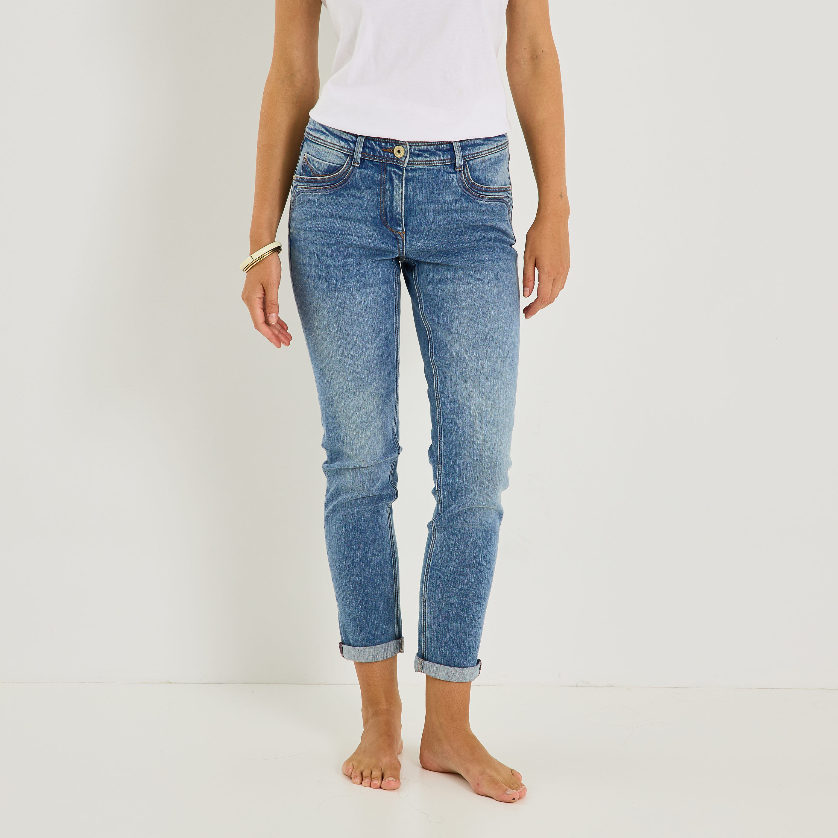 Jean slim raccourci TOKYO R01 femme