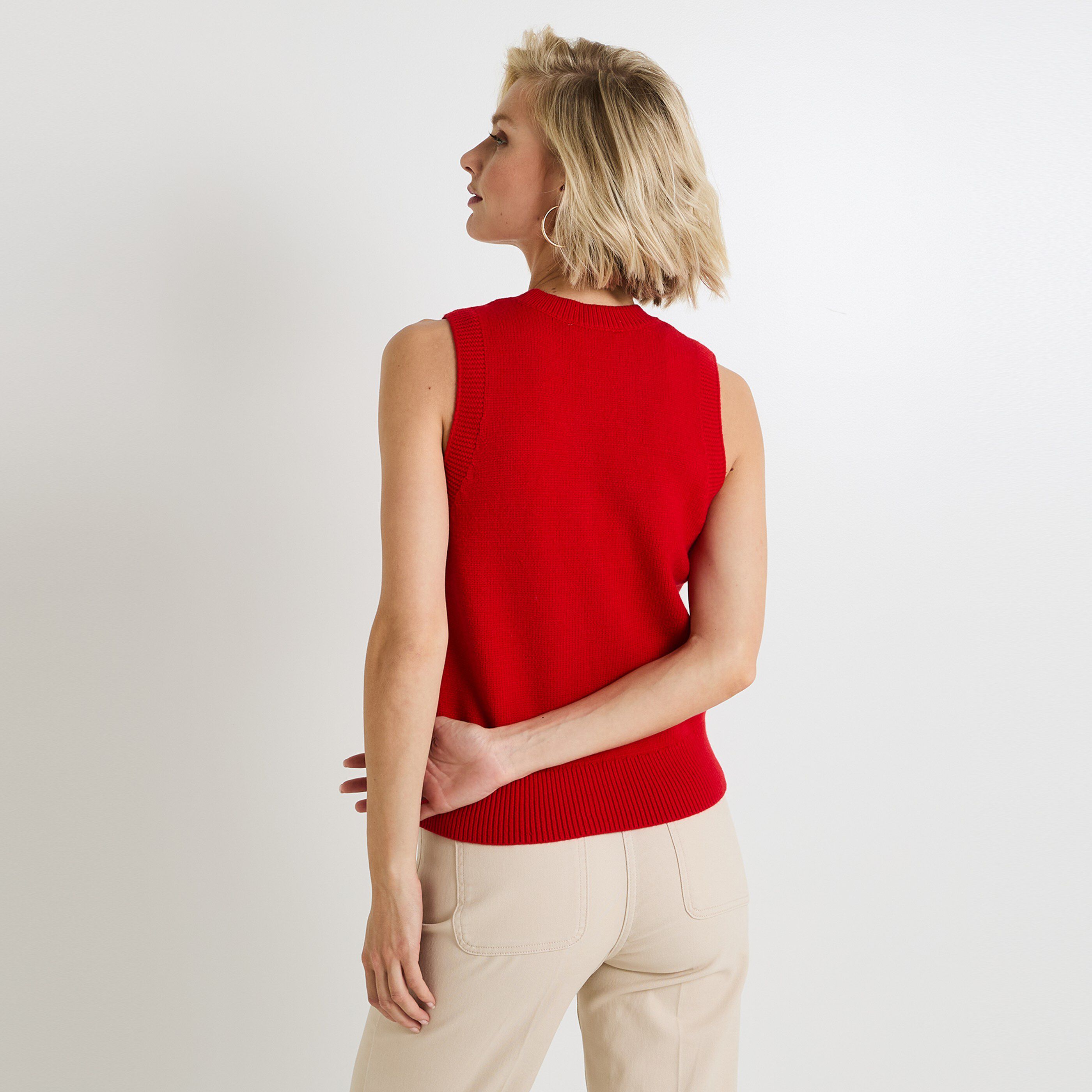 Sous pull sans manche femme hotsell