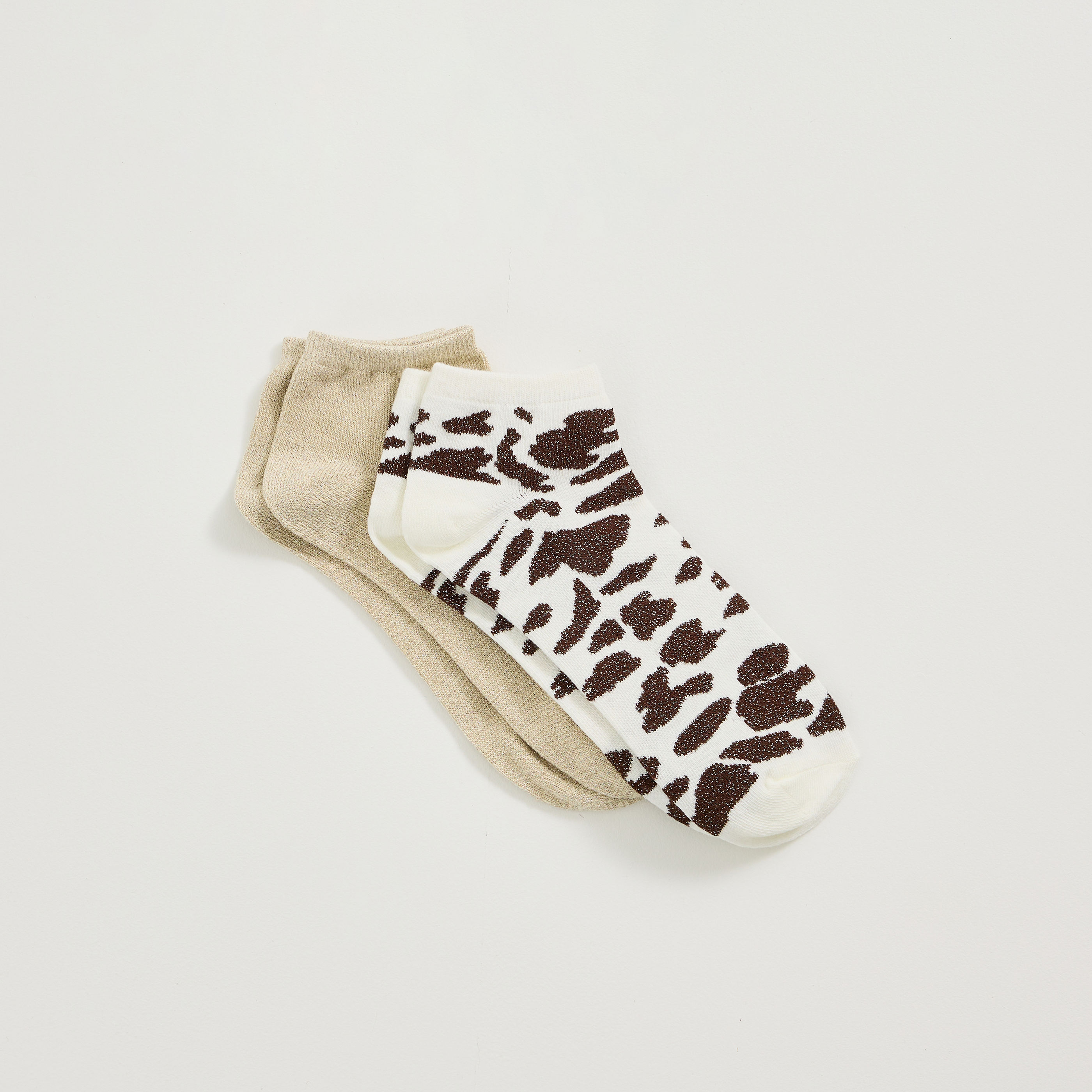 Lot de 2 paires de socquettes femme