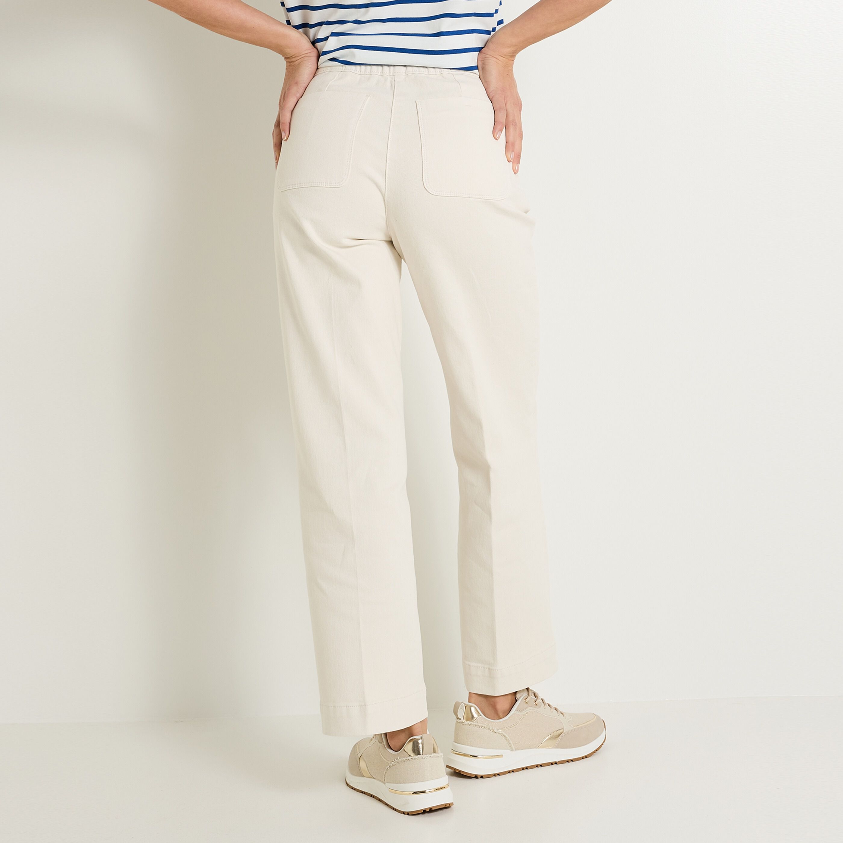 Jean flare POMPON F02 femme